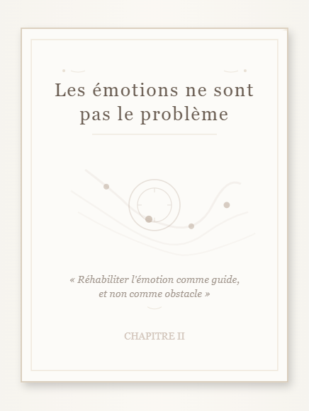 Couverture — Les émotions ne sont pas le problème