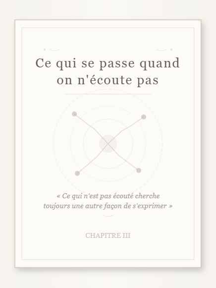 Couverture — Ce qui se passe quand on n'écoute pas