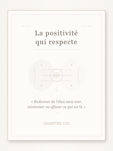Couverture — La positivité qui respecte